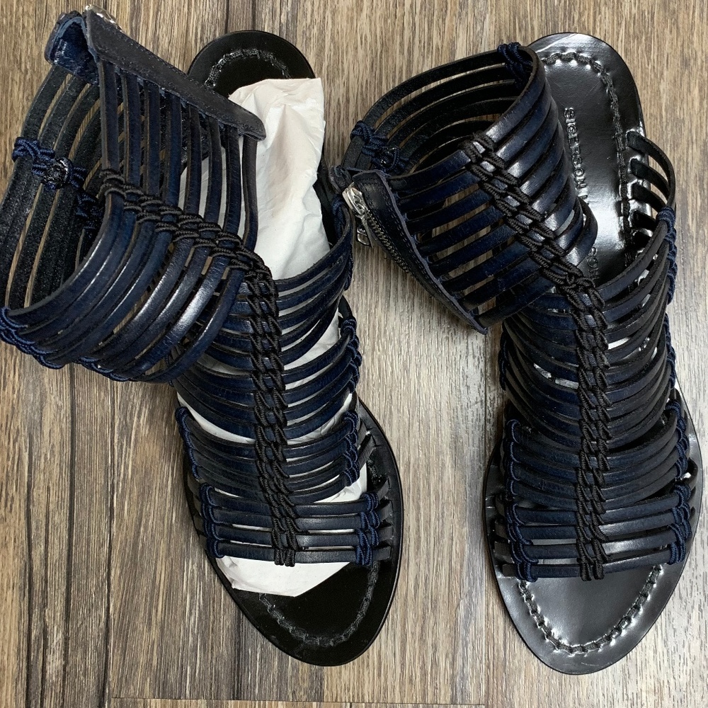 Sigerson Morrison Sandals; Navy; Size 8